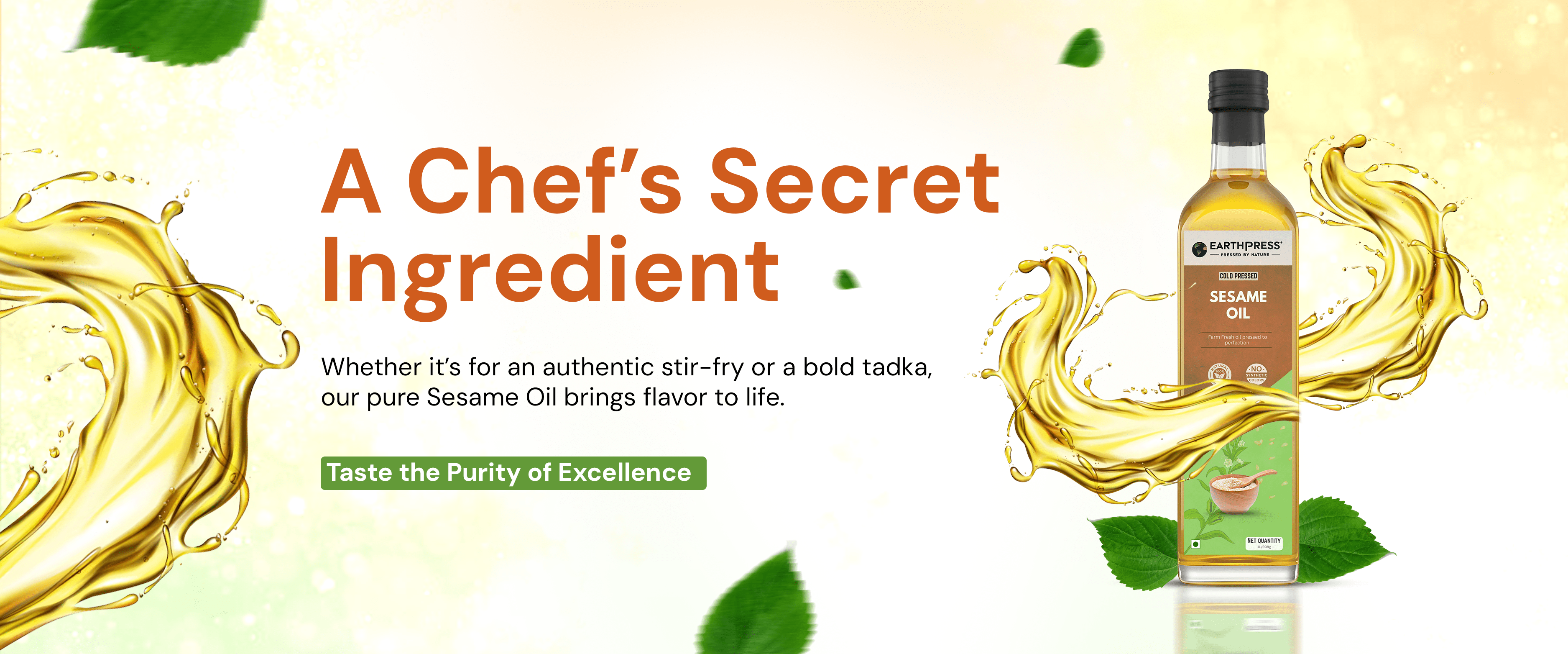 sesame oil banner